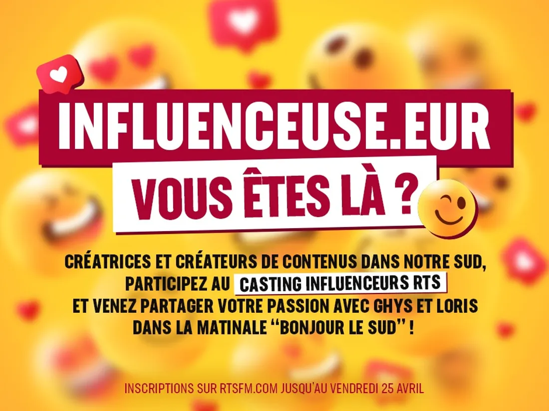 Vous êtes influenceurs ? Inscrivez-vous ici