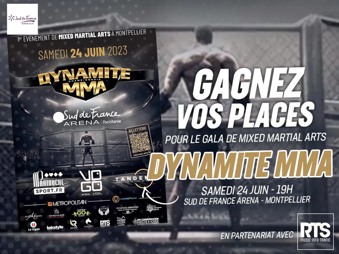 Gagnez vos places pour le Dynamite MMA à l'Arena de Montpellier