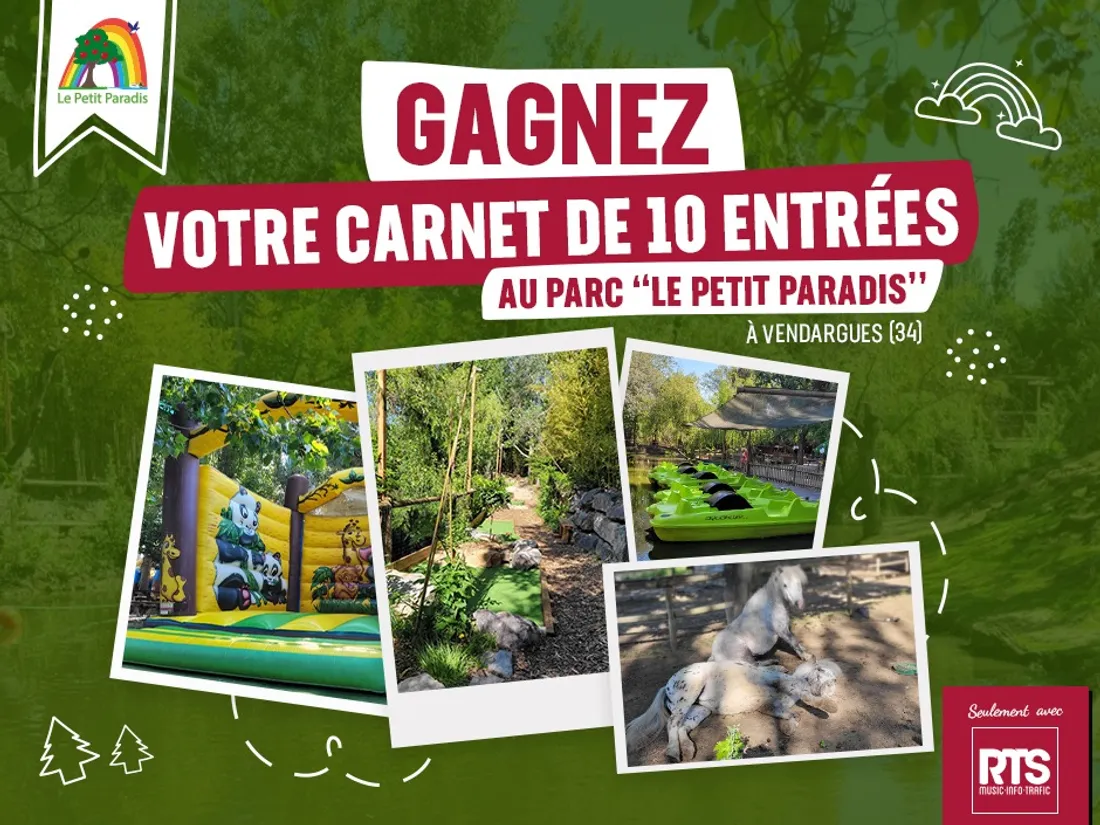 Gagnez vos carnets de 10 entrées au Petit Paradis