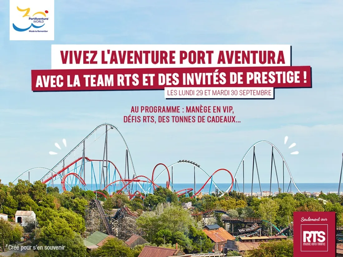 Gagnez votre séjour à Port Aventura en famille avec la team RTS !