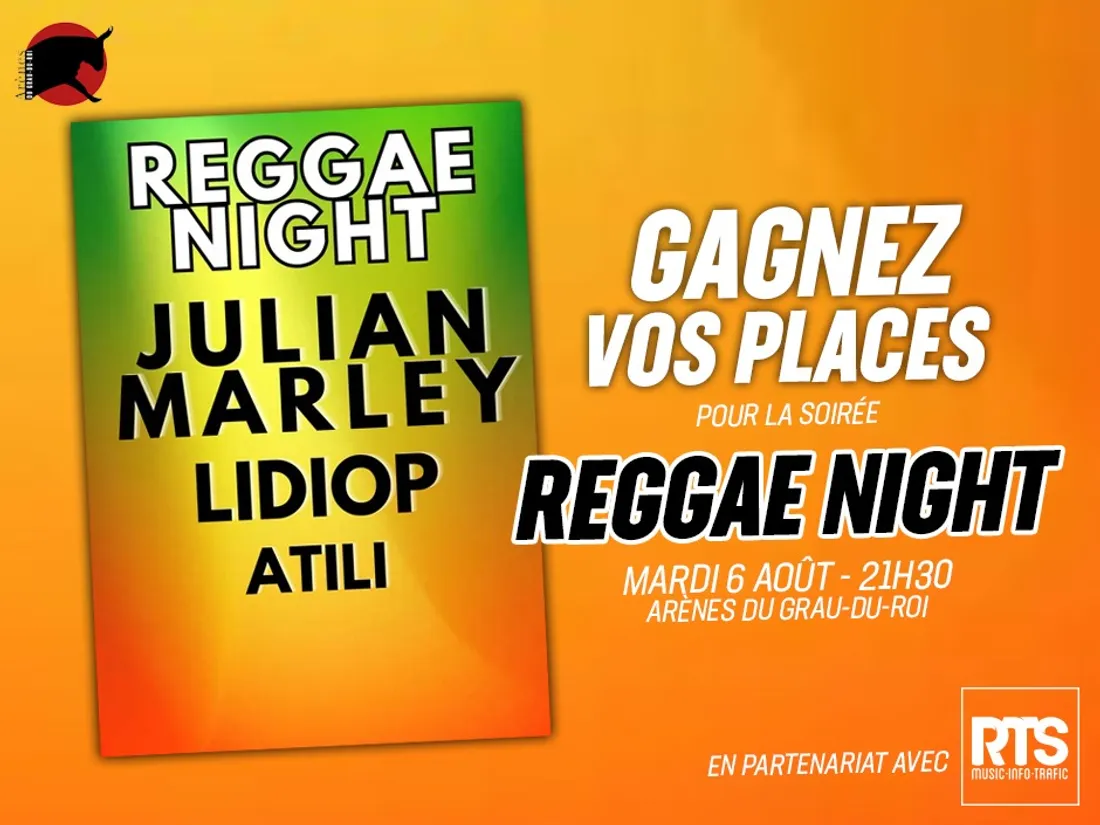 Soirée "Reggae Night" aux Arènes du Grau du Roi