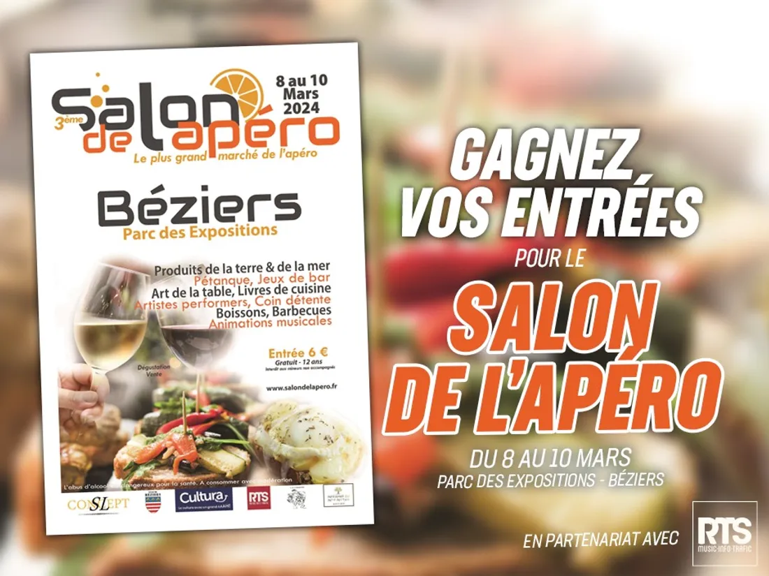 Gagnez vos entrées pour le salon de l'Apero à Béziers