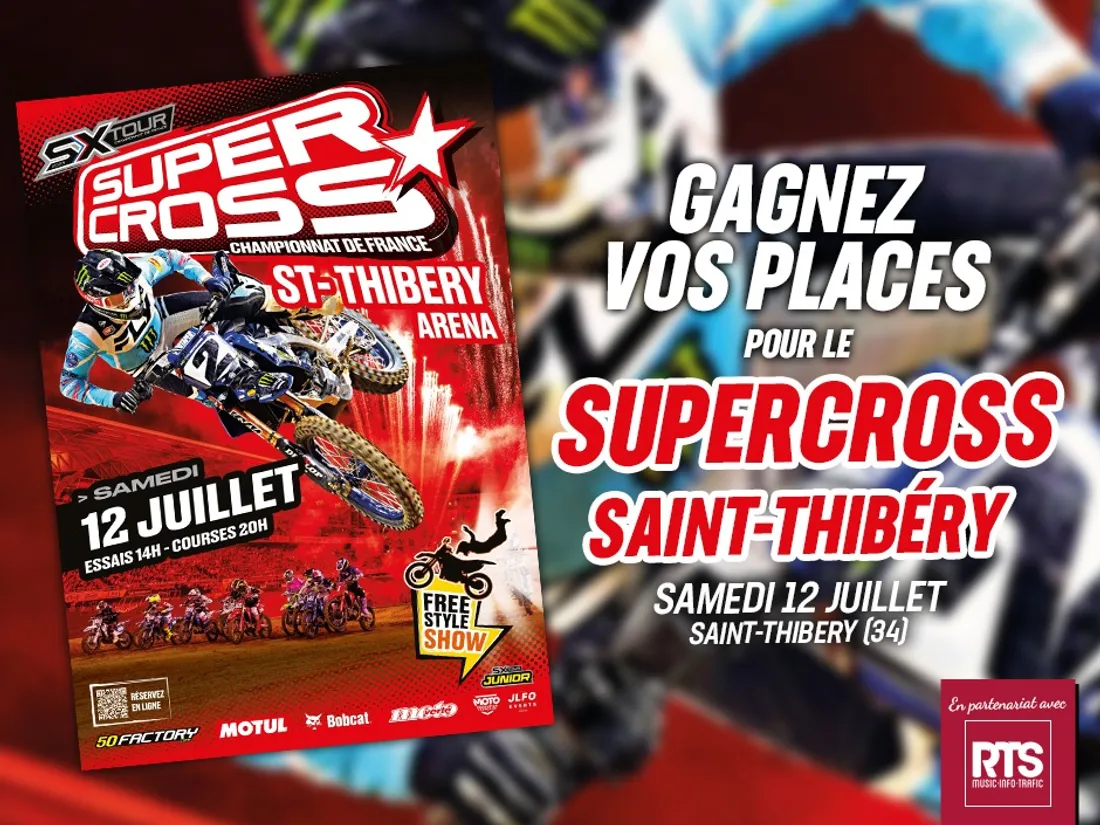 Gagnez vos entrées pour le Supercross de Saint Thibéry 
