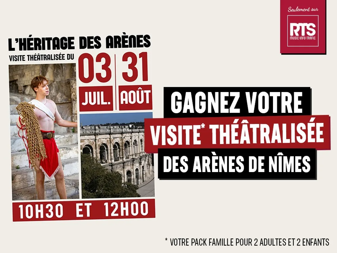 Gagnez vos visites des arènes de Nîmes théâtralisées tout l'été