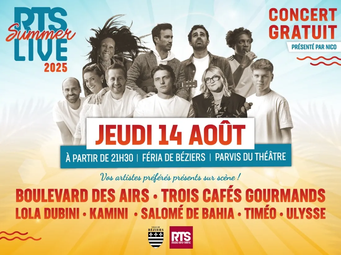 RTS Summer Live 2025 à la féria de Béziers