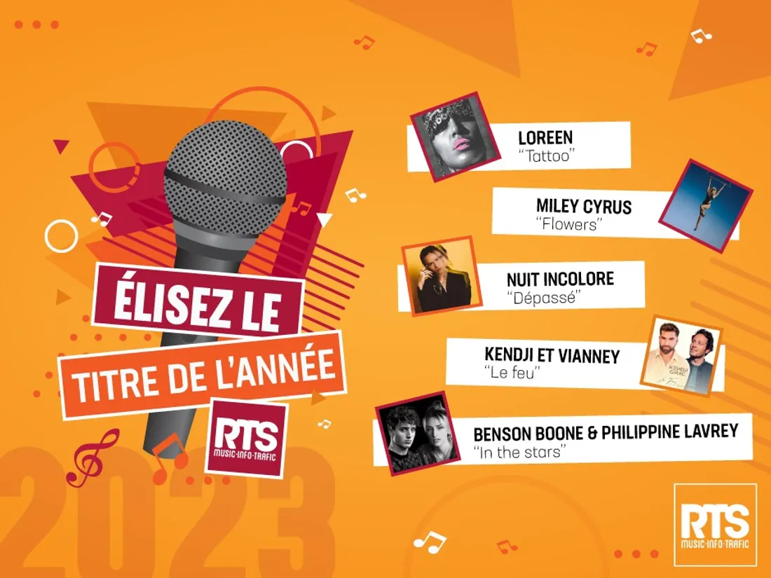 Votez pour votre titre de l'année 2023 préféré