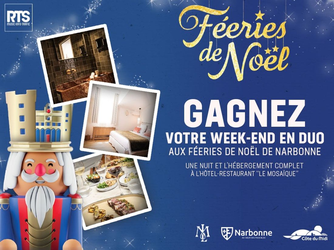 Gagnez votre week=end aux fééries de Noël de Narbonne !
