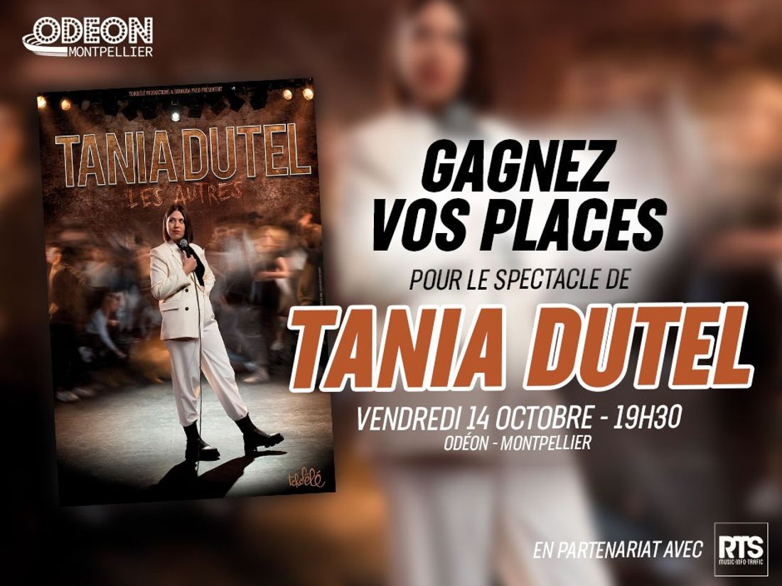 Tania Dutel à l'Odéon de Montpellier