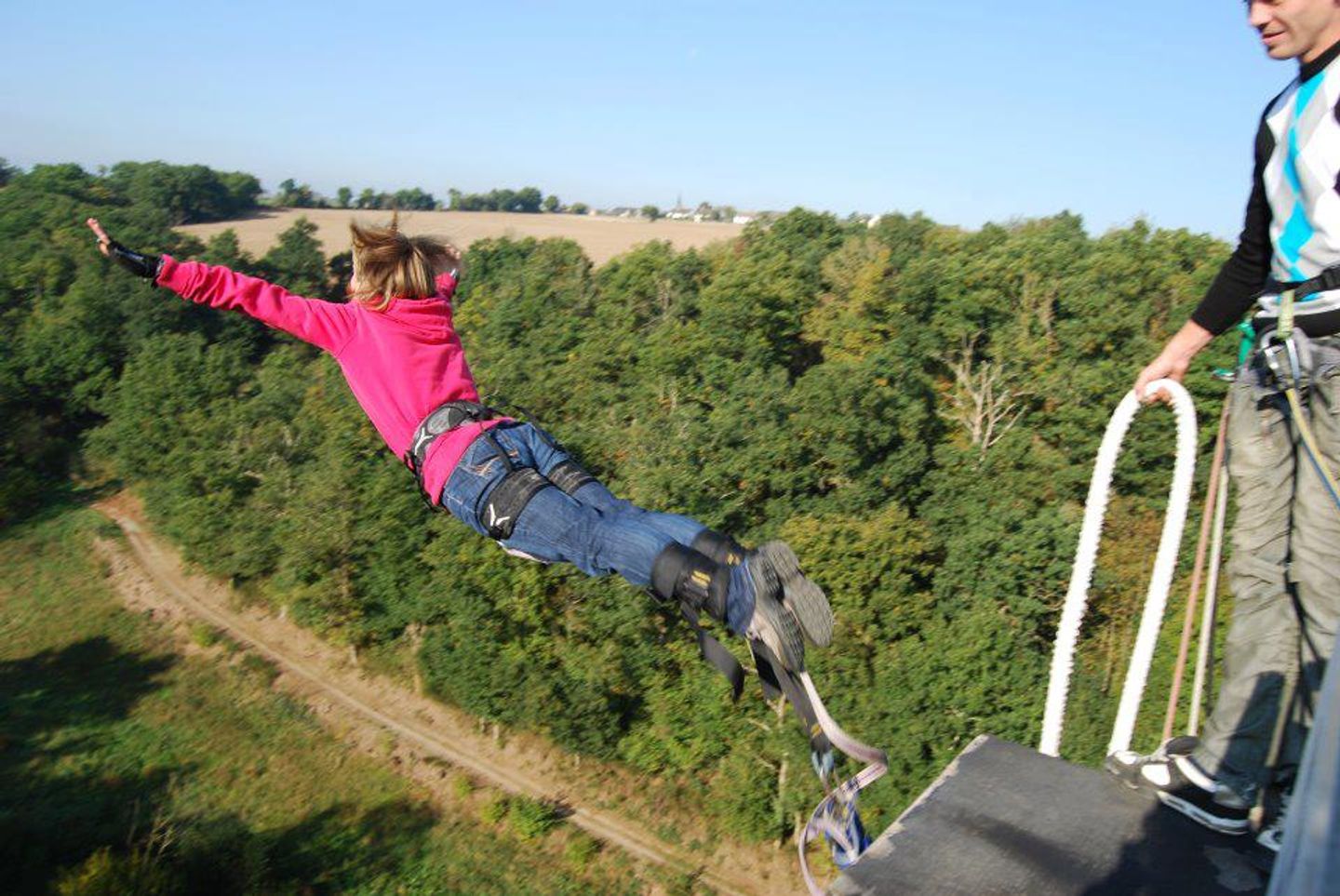 Saut A L'elastique Saint George Le Gaultier