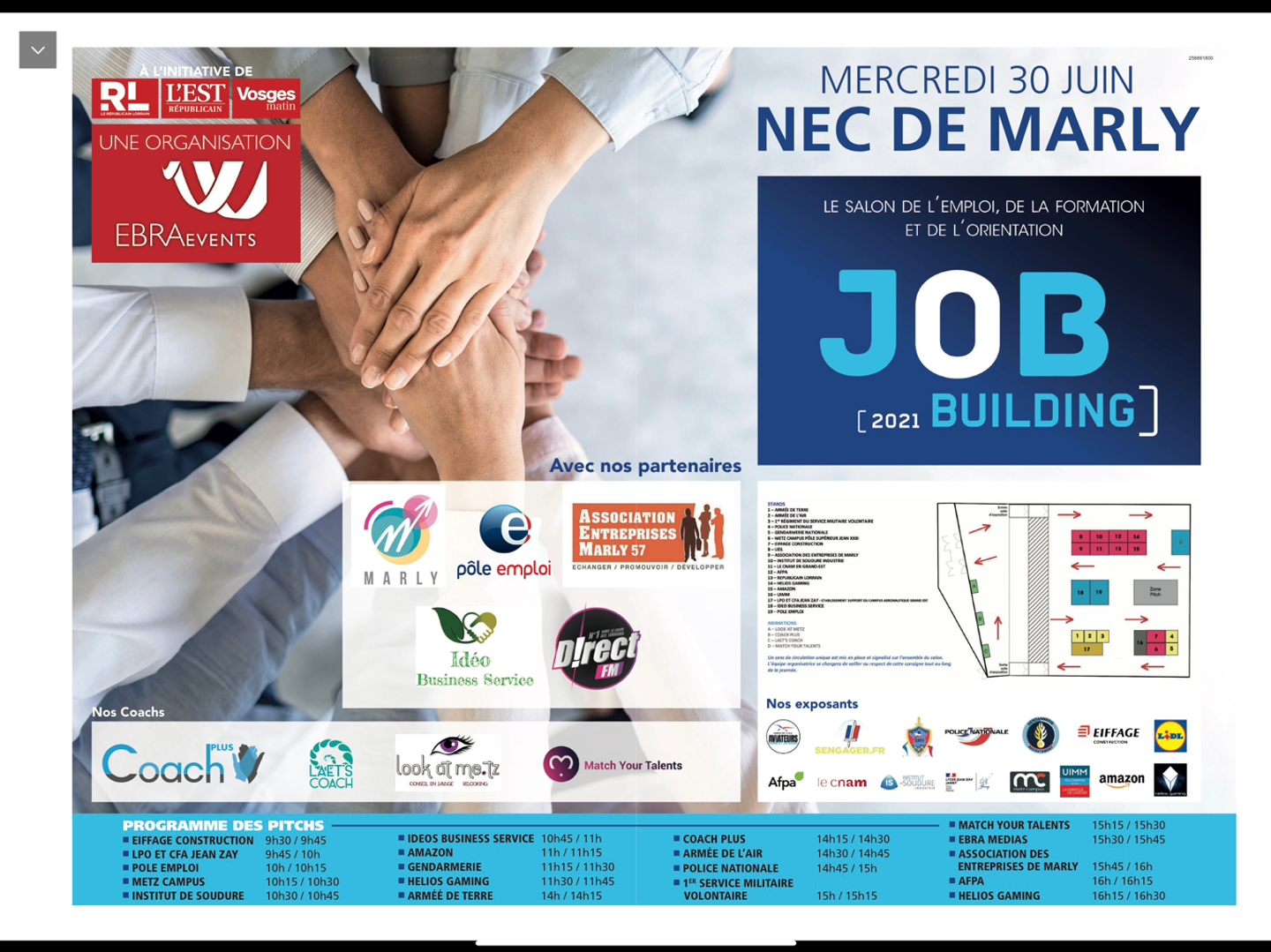 La 2ème édition du salon pour l'emploi, la Formation et l'orientation