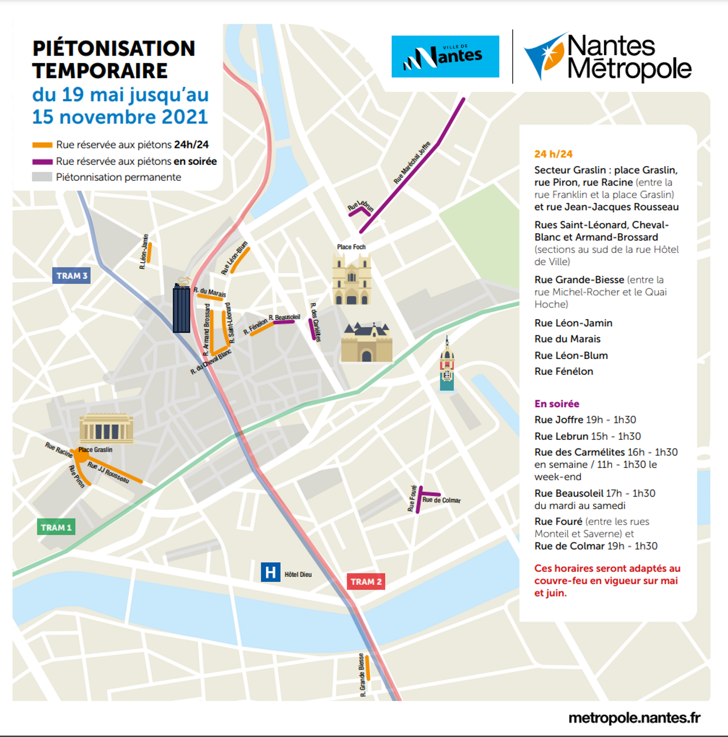 Carte Nantes