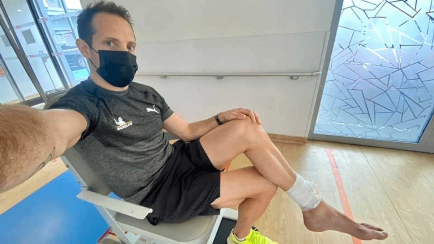Renaud Lavillenie victime d'une entorse