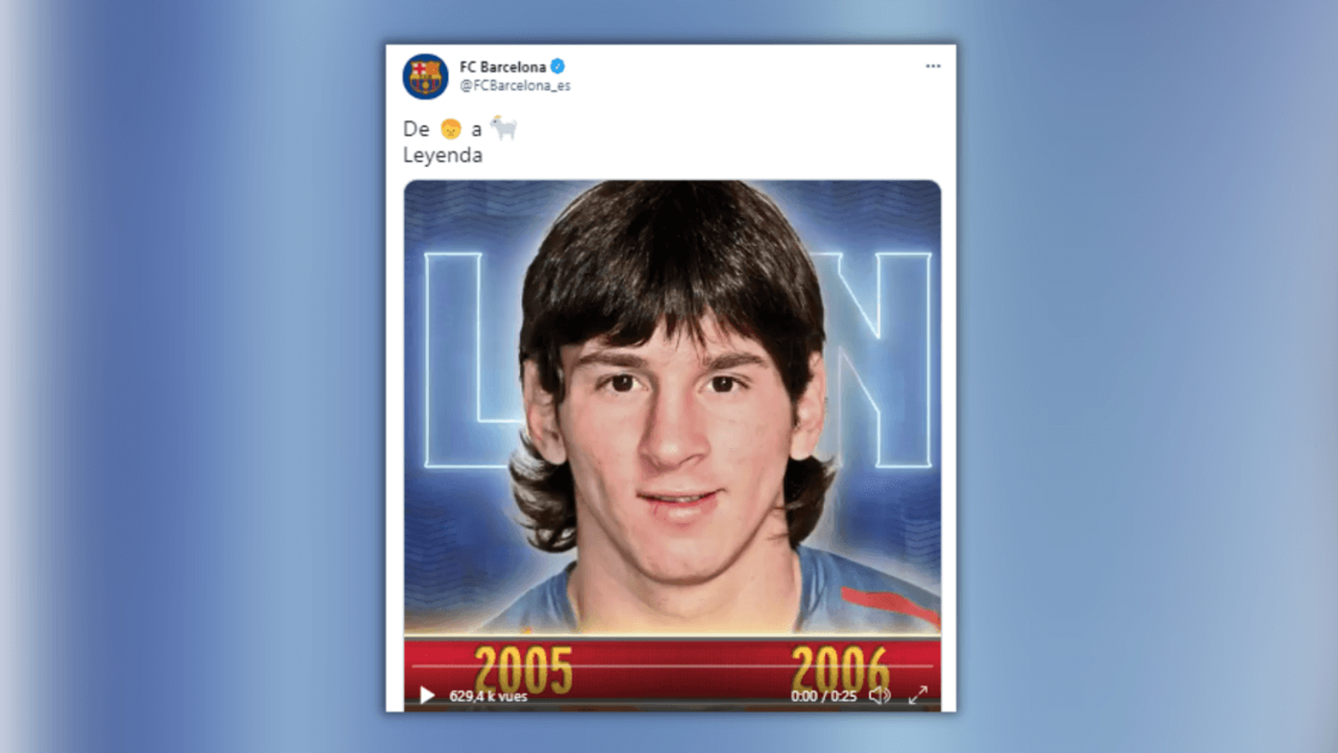 Départ de Lionel Messi du FC Barcelone