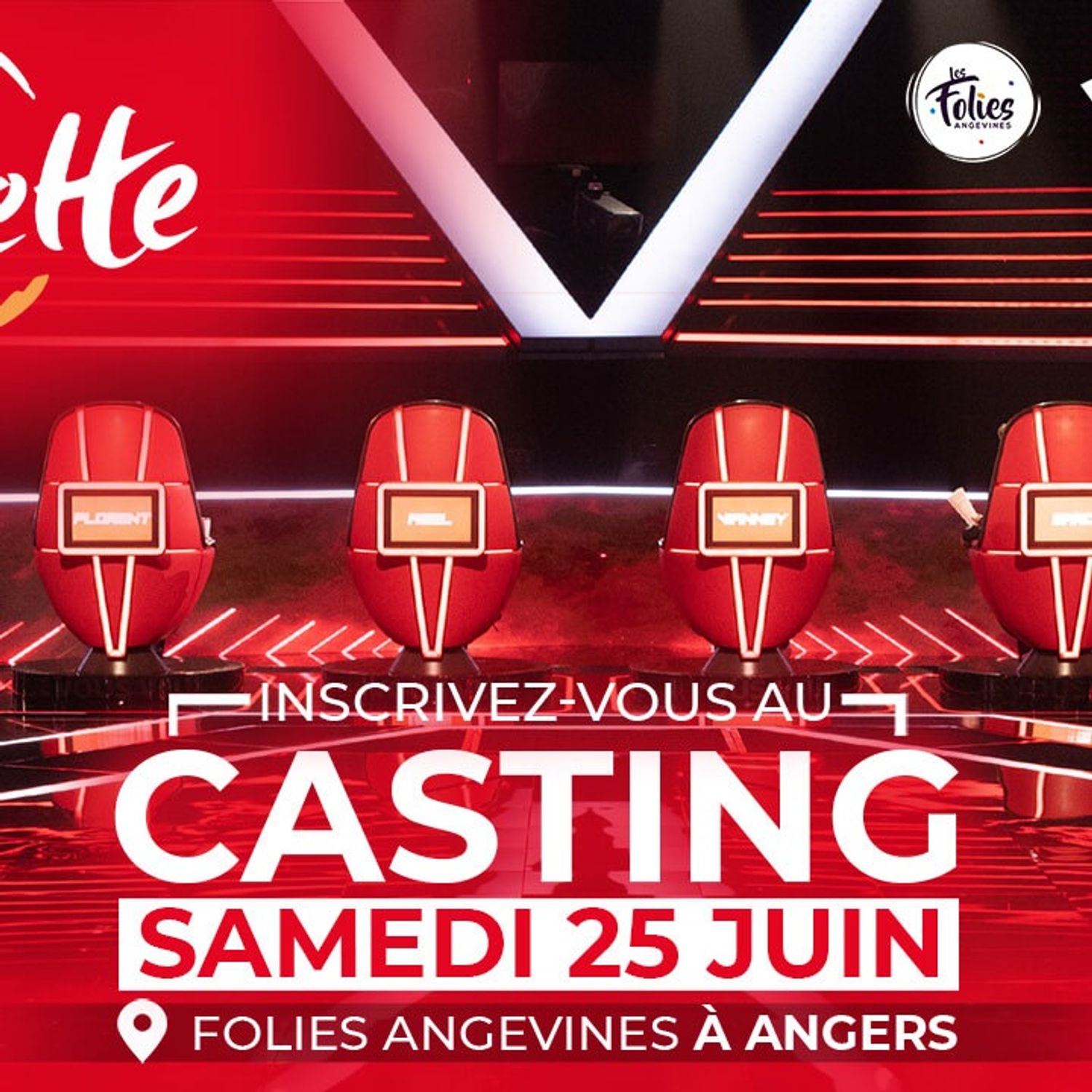 Casting The Voice et The Voice Kids à Angers avec Alouette !