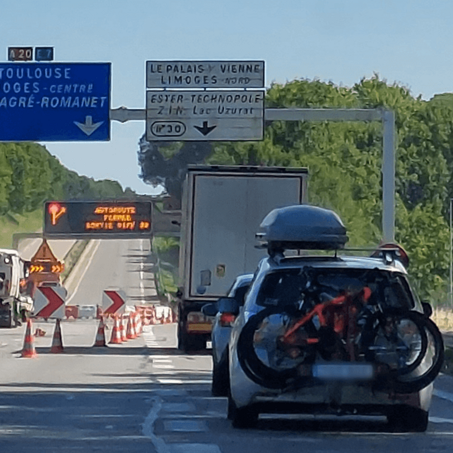 Limoges : l'A20 enfin rouverte à la circulation