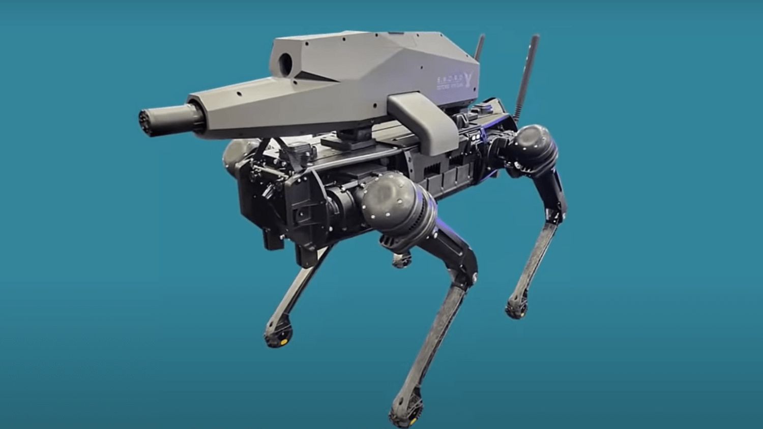 Spur : chien-robot équipé d'un fusil d'assaut