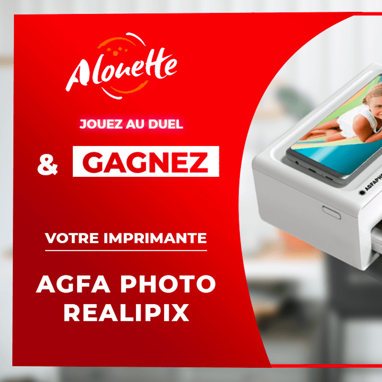 Le Duel - Gagnez​ votre imprimante nomade Agfa Photo Realipix !