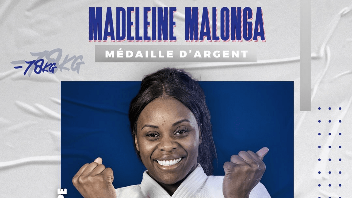 Madeleine Malonga décroche l'argent