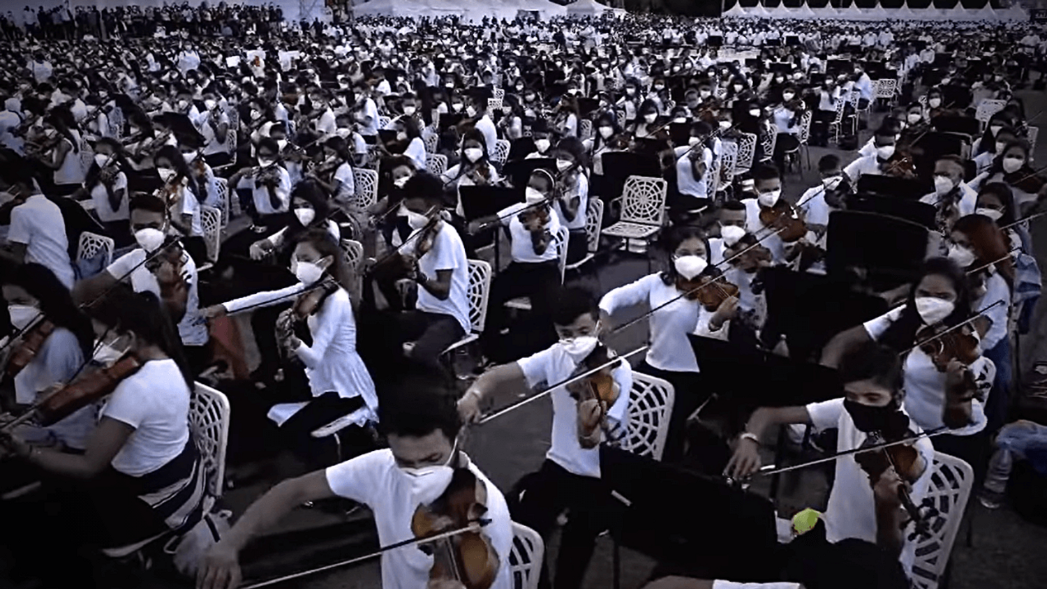 Le Venezuela bat le record du plus grand orchestre du monde