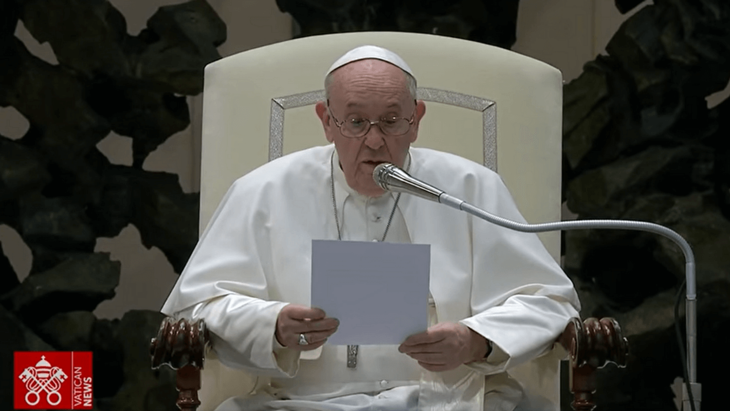 Le pape François s'exprime après le meurtre du Père Olivier Maire