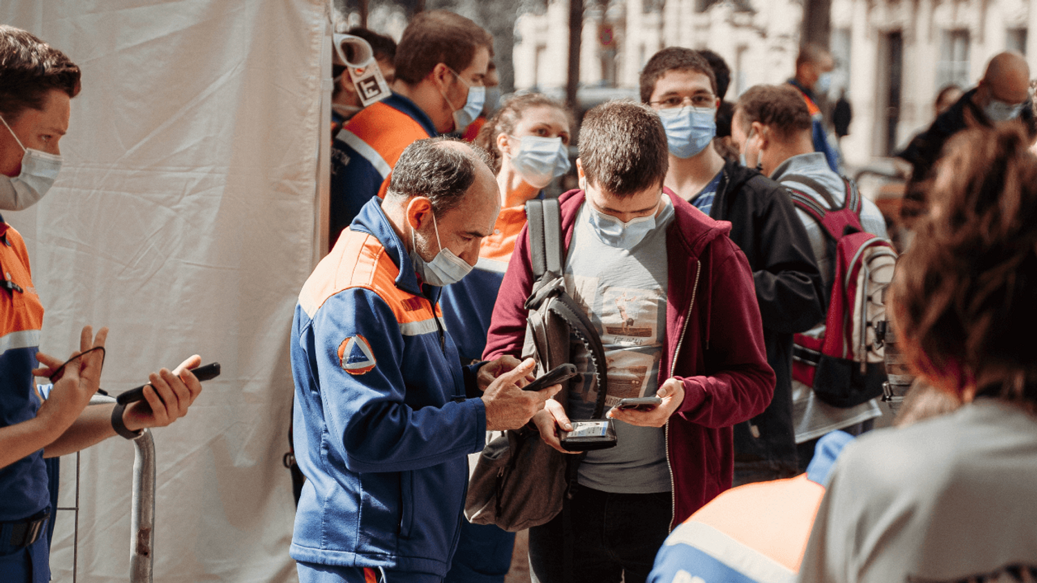 Protection civile : vérification du pass sanitaire
