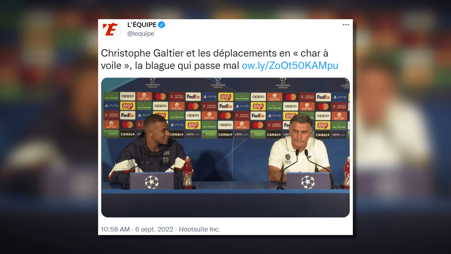 PSG : les internautes réagissent à la polémique du char à voile