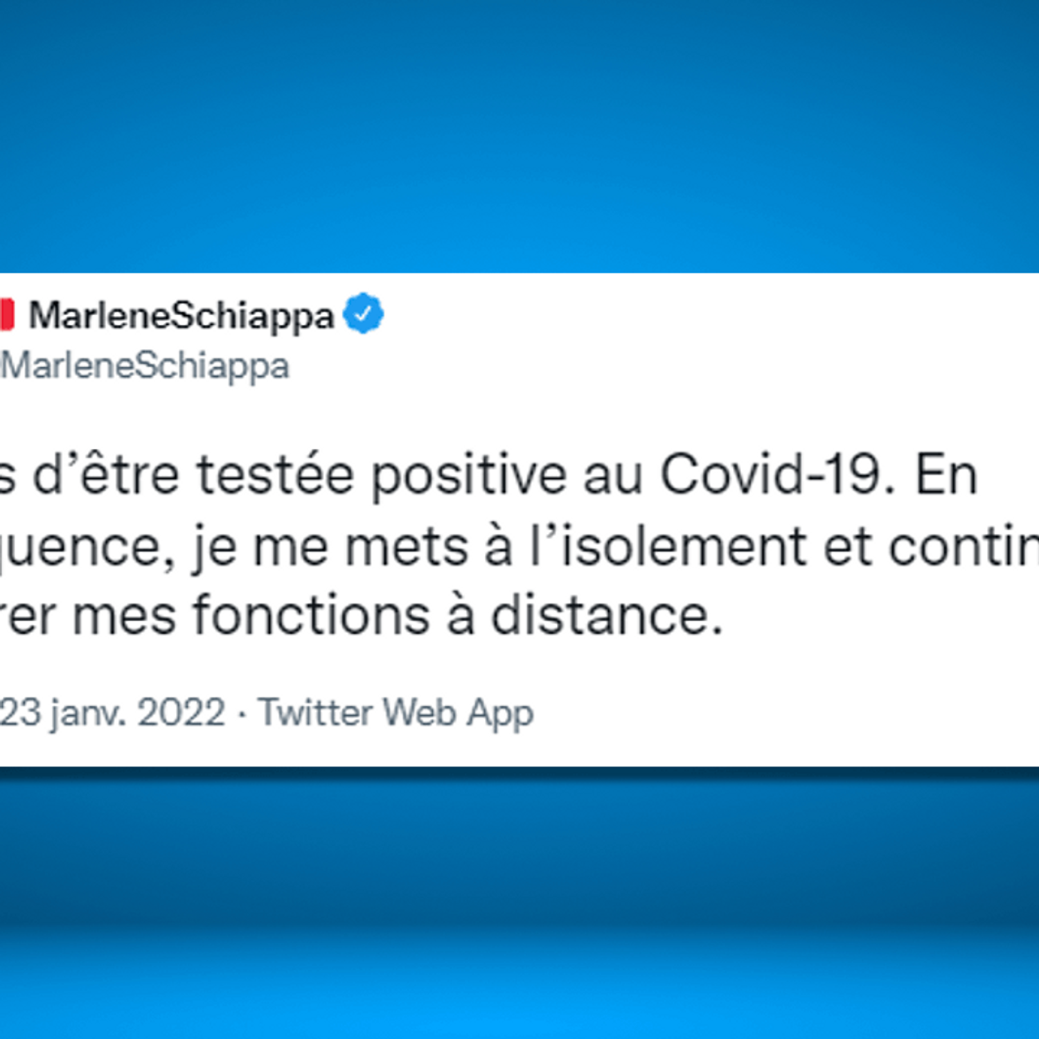 La ministre Marlène Schiappa testée positive au Covid-19