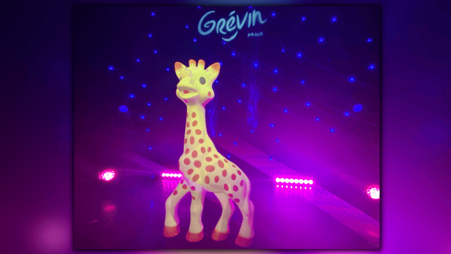Sophie La Girafe au musée Grévin