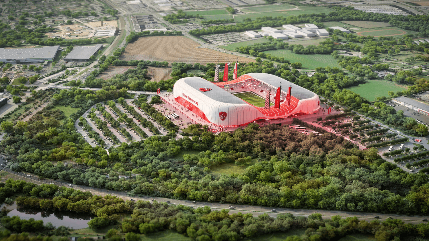 Brest : un nouveau stade de 15 000 places à l'horizon 2026