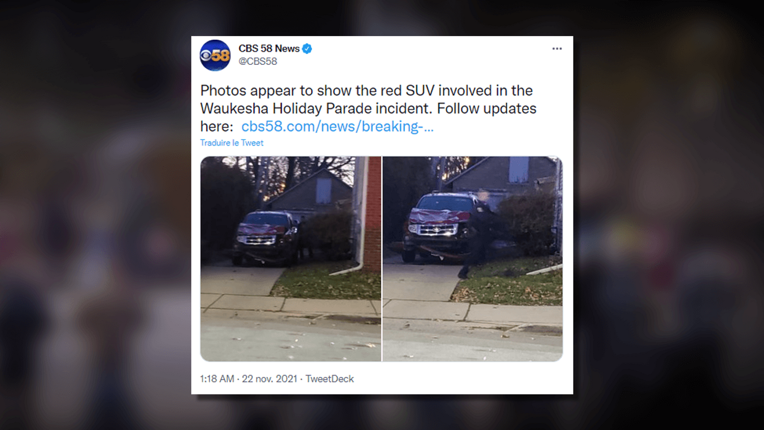USA : un SUV fonce dans la foule lors d'une parade de Noël