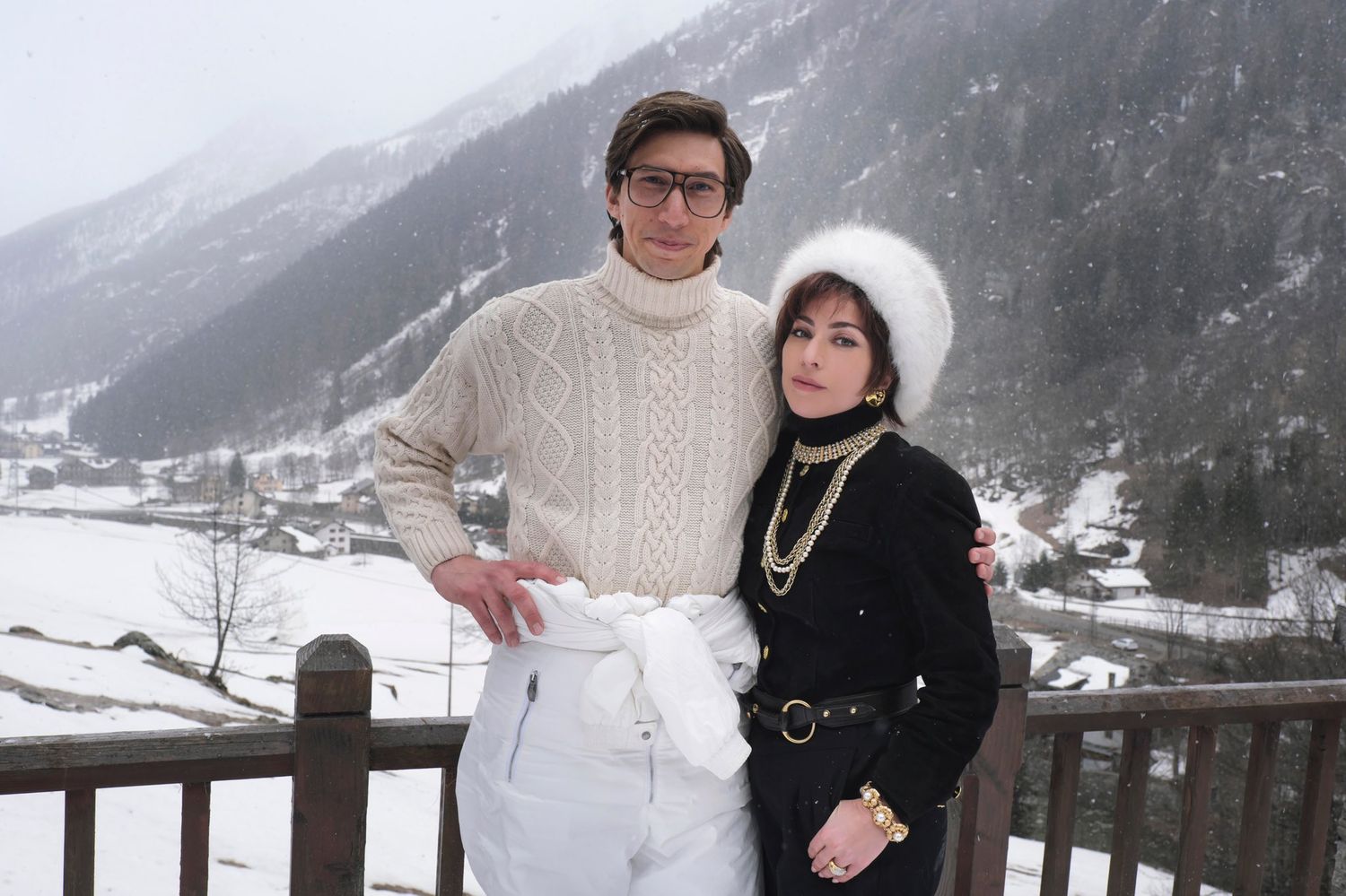 Lady Gaga et Adam Driver dans "House of Gucci"