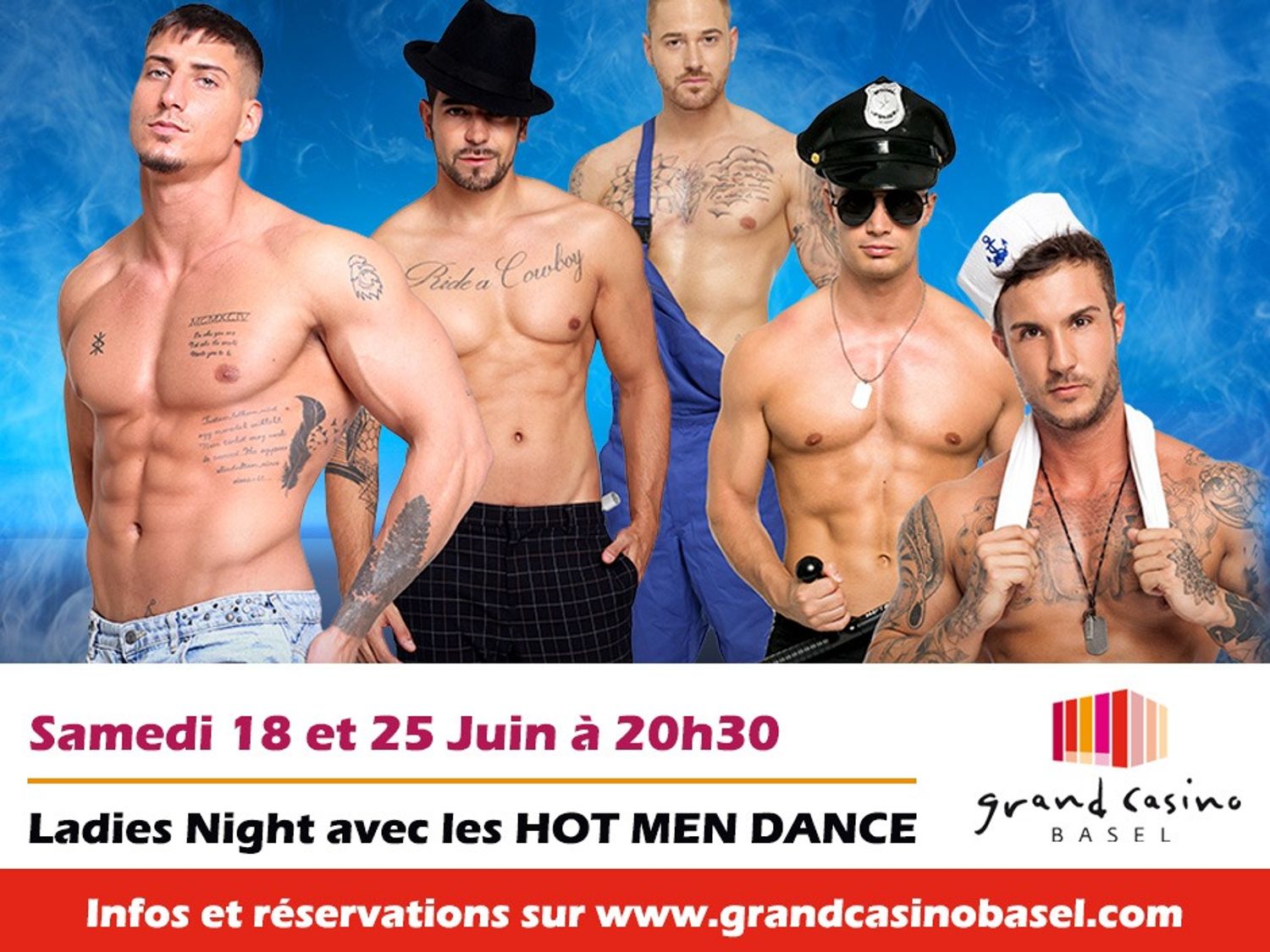 Ladies Night avec Les HOT MEN DANCE