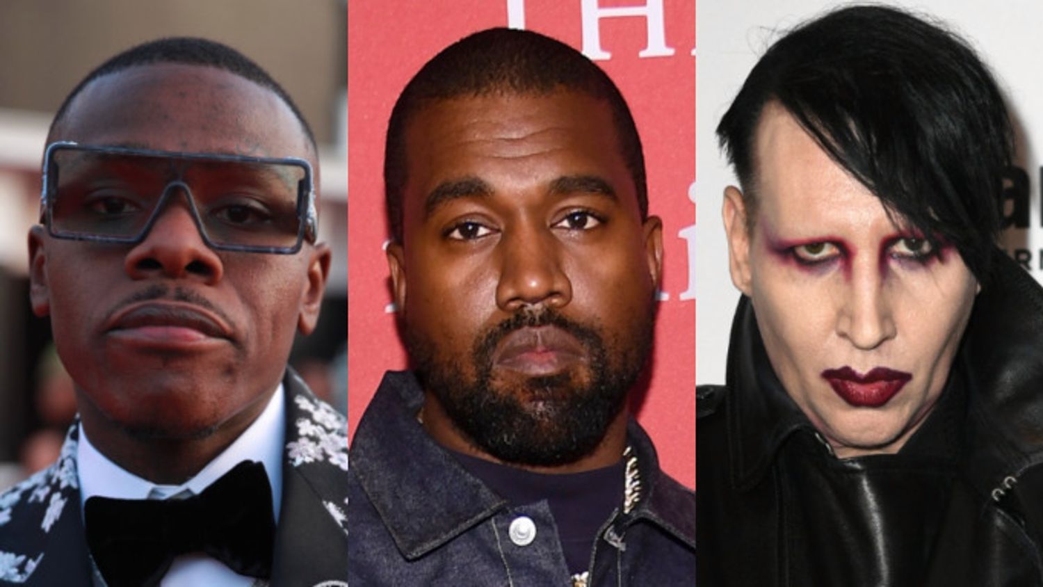 Kanye West critiqué pour avoir invité Marylin Manson et Da Baby lors de son show