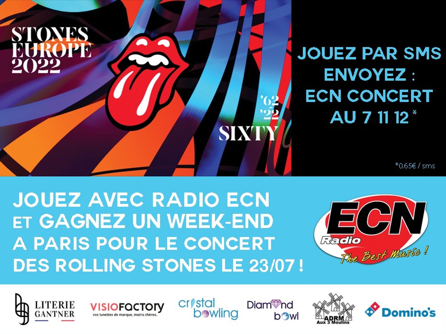 Partez à Paris pour voir  les Rolling Stones en concert !