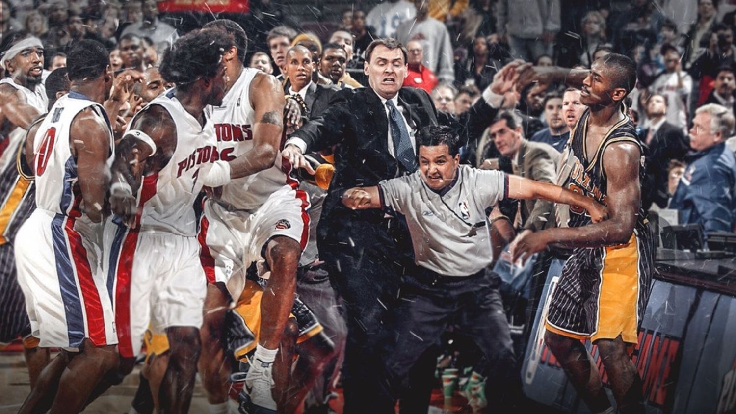 Netflix propose un documentaire sur la plus grosse bagarre de la NBA