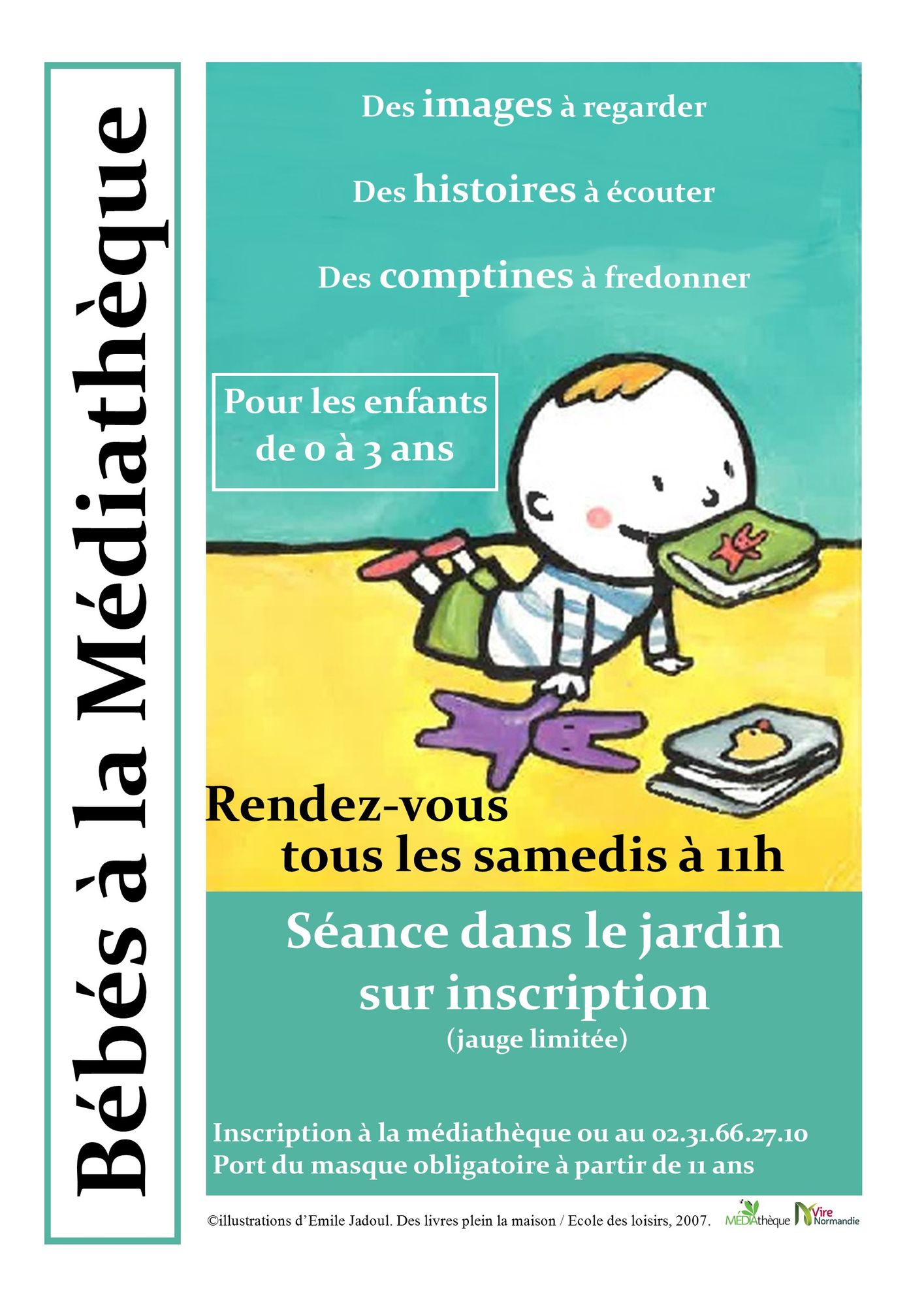 BÉBÉ A LA MÉDIATHEQUE