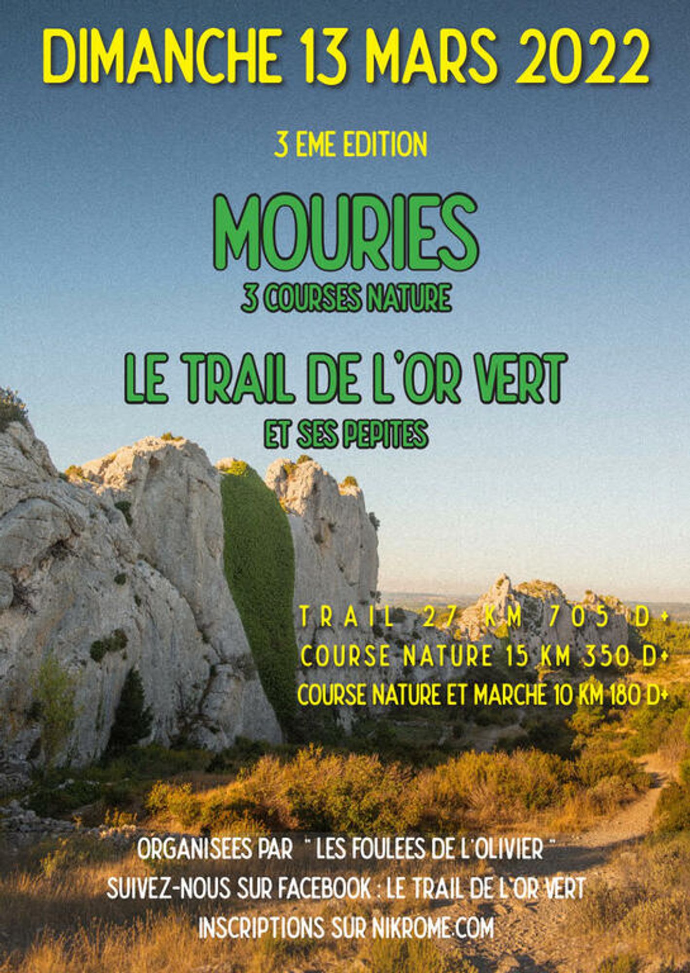 [ CULTURE / LOISIR ] Le Trail de L'Or Vert à Mouriès