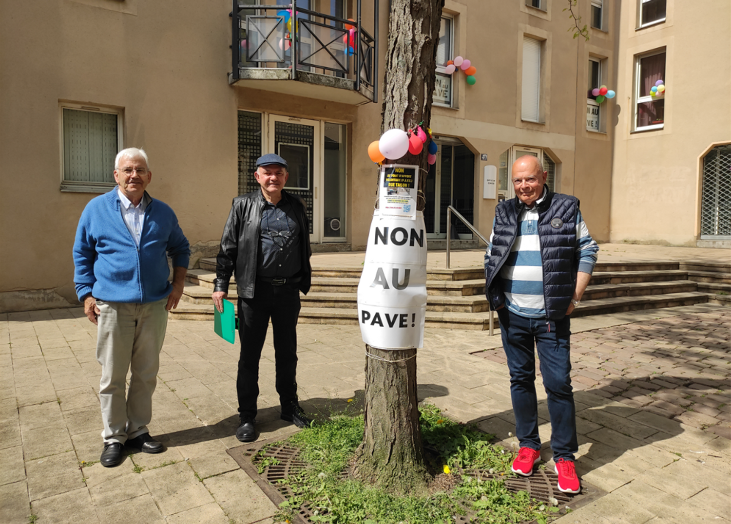 René Schertz, Serge Scholler et Philippe Gorius / Joscelyn Lapart