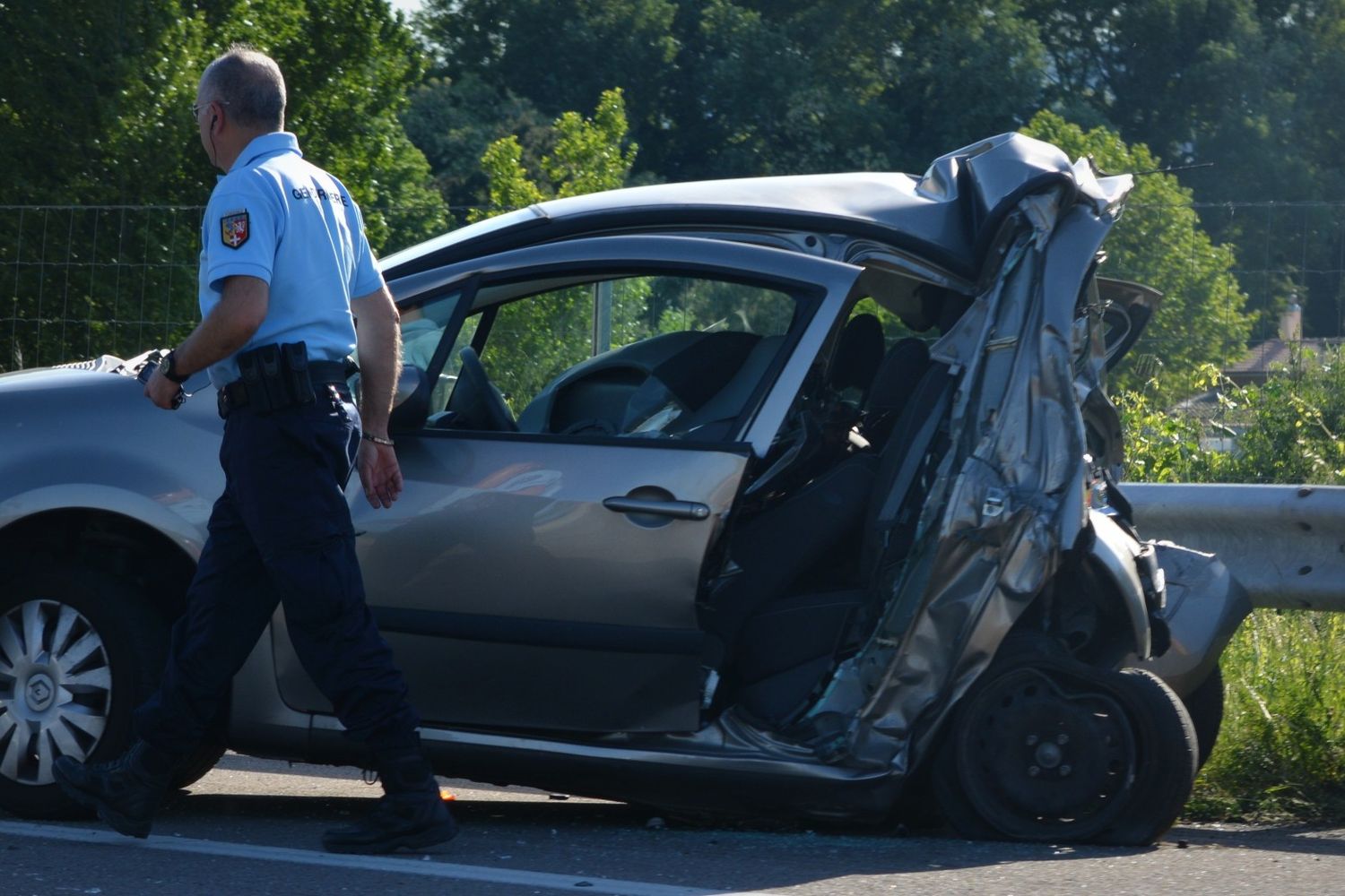Hausse du nombre d'accidents de la route dans le Département