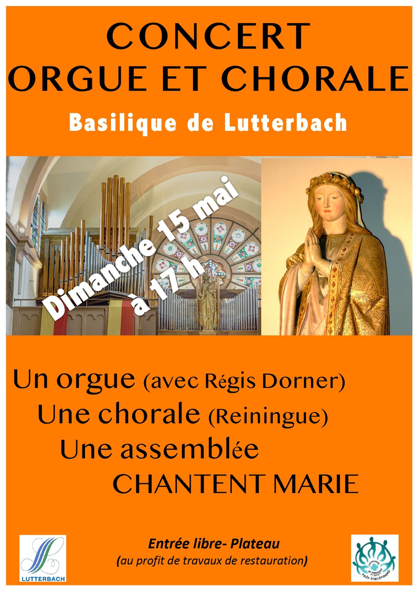 Un orgue, une chorale et une assemblée pour chanter Marie
