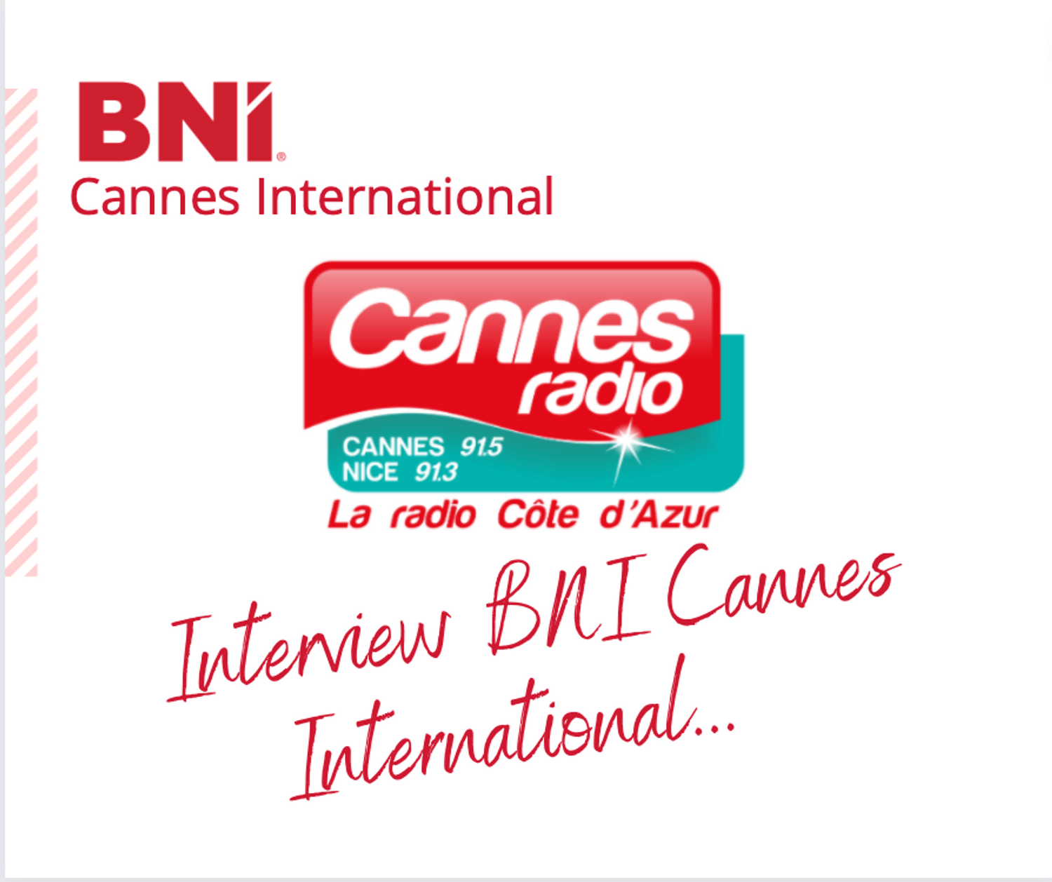 SASHA LAROUSSI, Présidente du BNI Cannes International