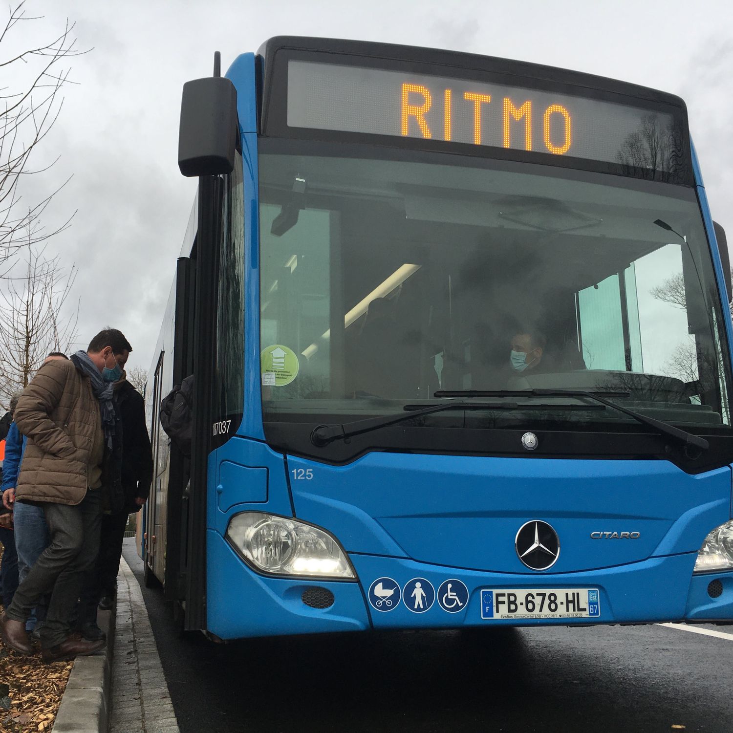 bus car Ritmo Haguenau janvier 2022