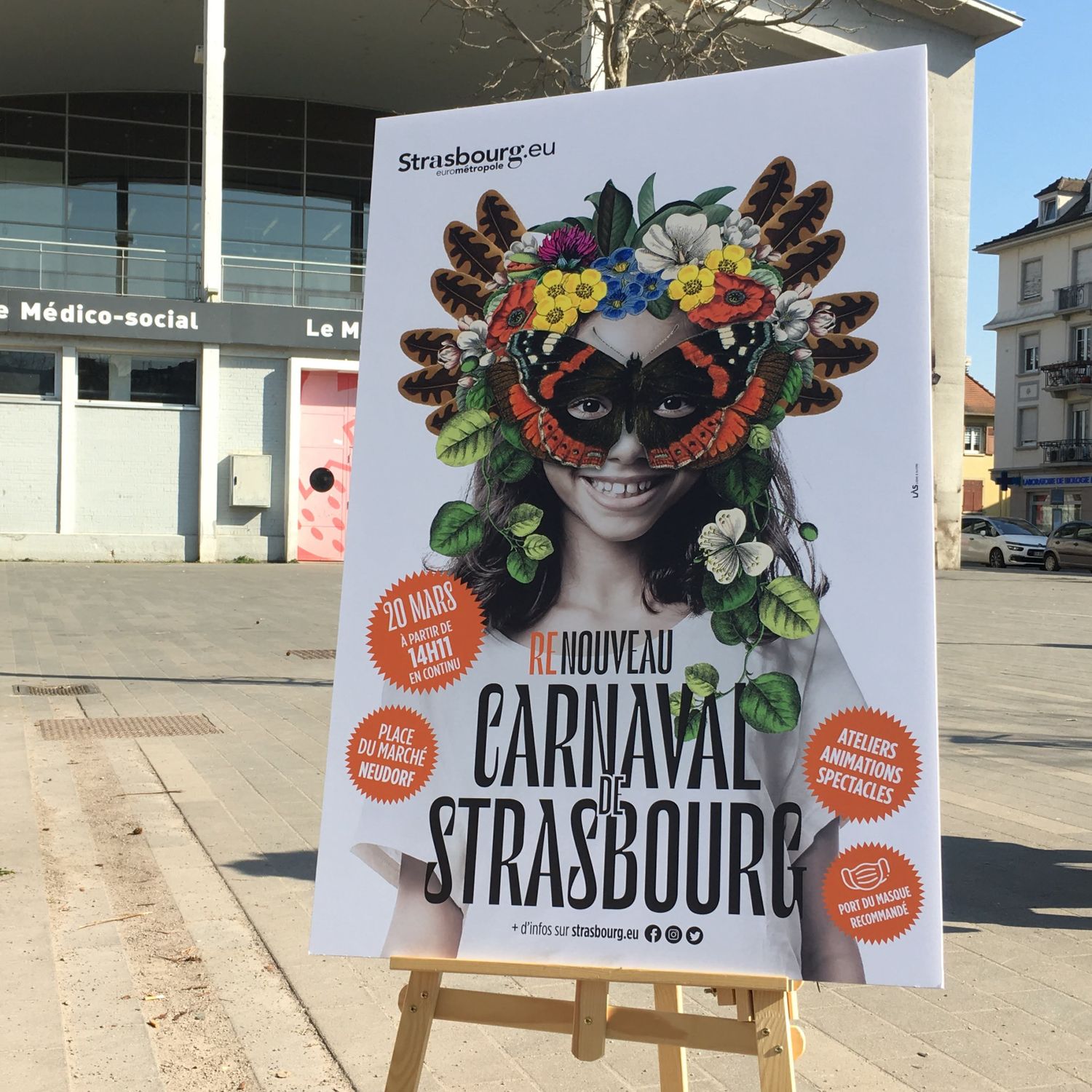 affiche carnaval Strasbourg 2022