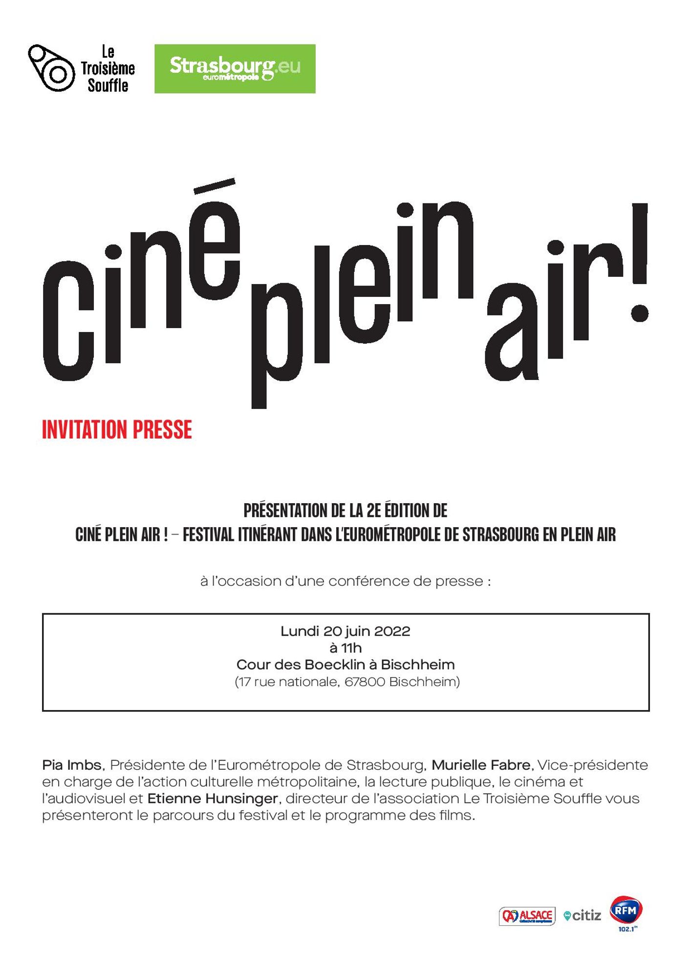 festival itinérant dans l'Eurométropole de Strasbourg