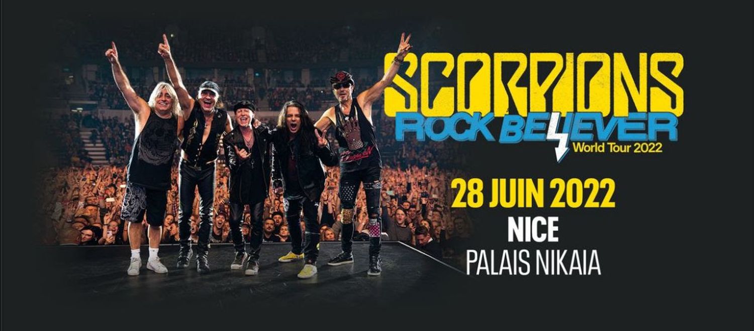 SCORPIONS EN CONCERT CE SOIR A NICE