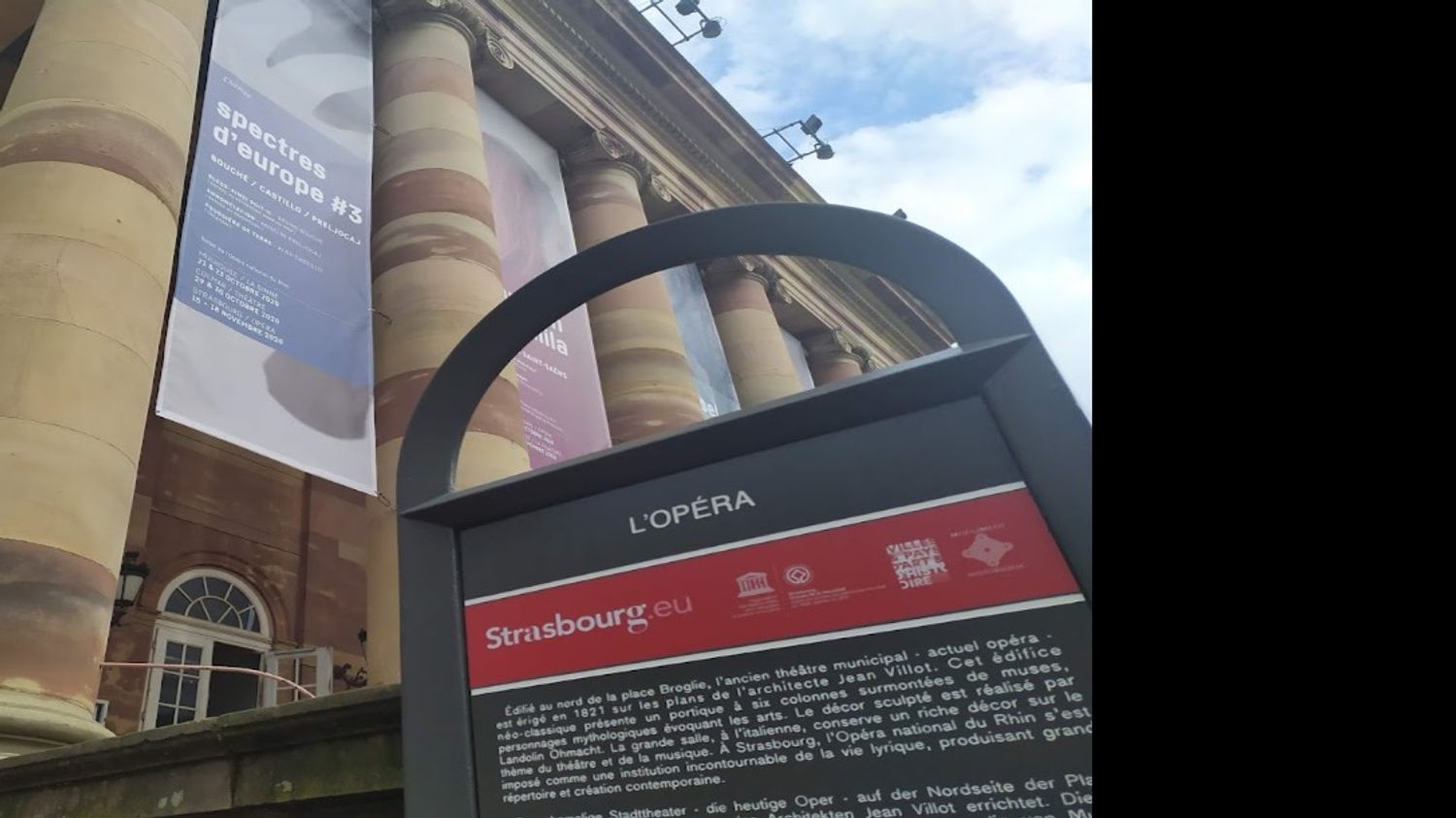 façade opéra rhin Strasbourg Broglie