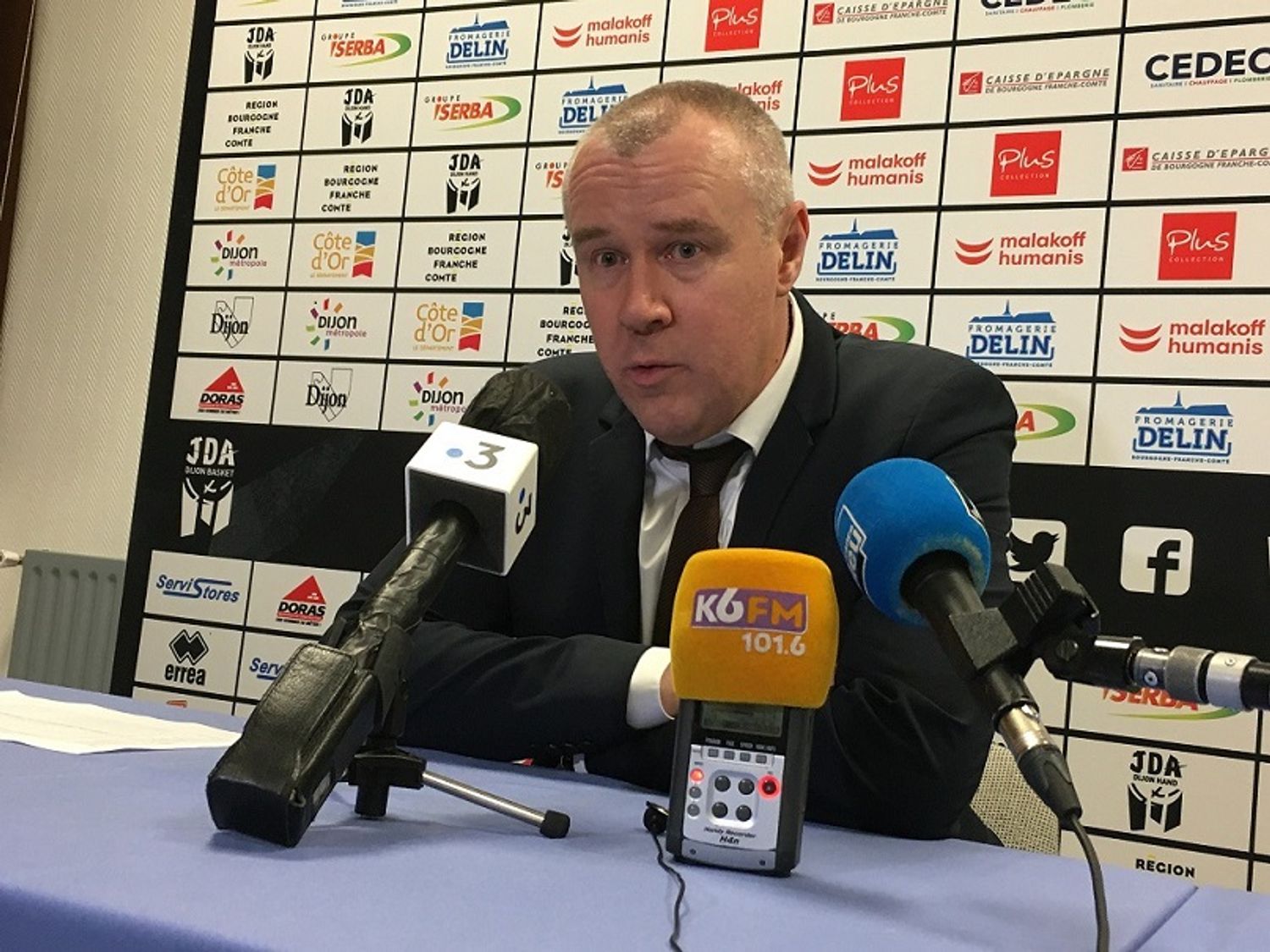 Laurent Legname était entraineur de la JDA de 2015 à 2021