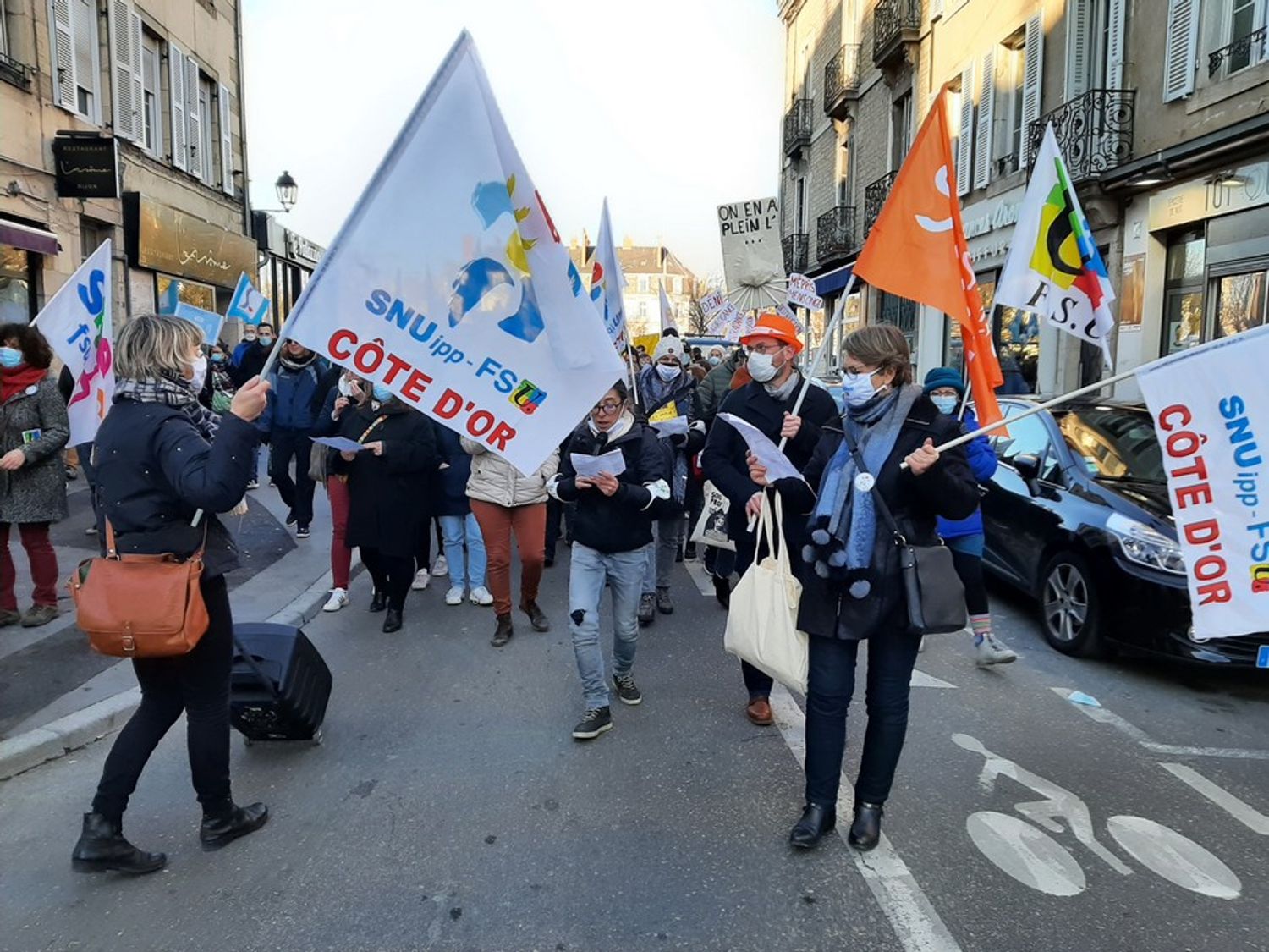 Grève des enseignants : Environ 600 manifestants à Dijon