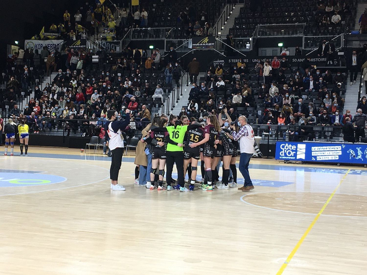 Les joueuses de la JDA Dijon handball se sont imposées ce mercredi 