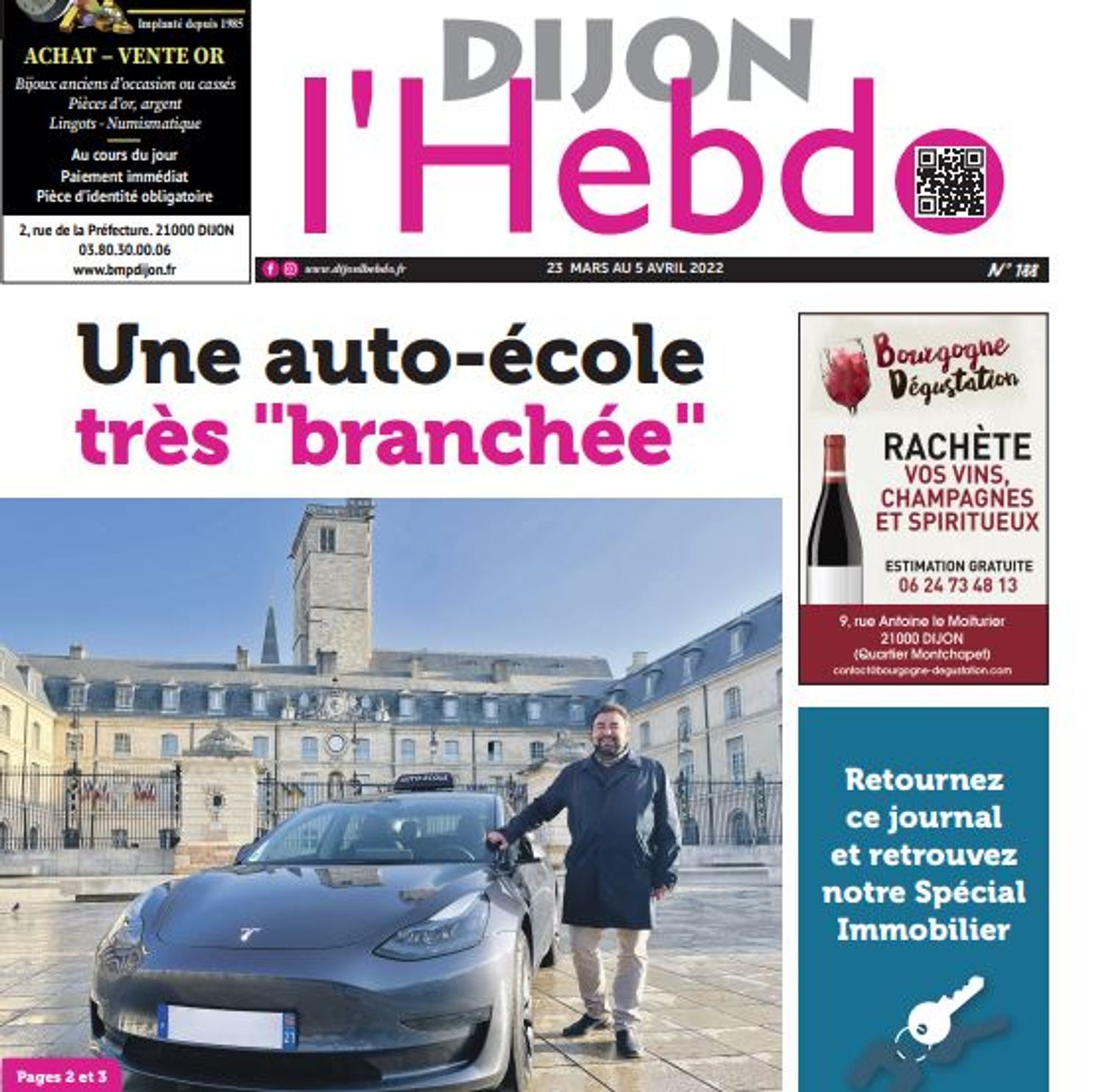 Le nouveau numéro du journal Dijon l'hebdo 